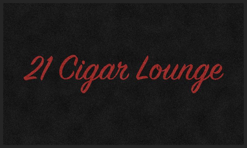 21 CIGAR LOUNGE red text §