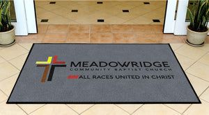 2018 MCBC Logo Mat 3 X 5 Rubber Backed Carpeted HD - The Personalized Doormats Company