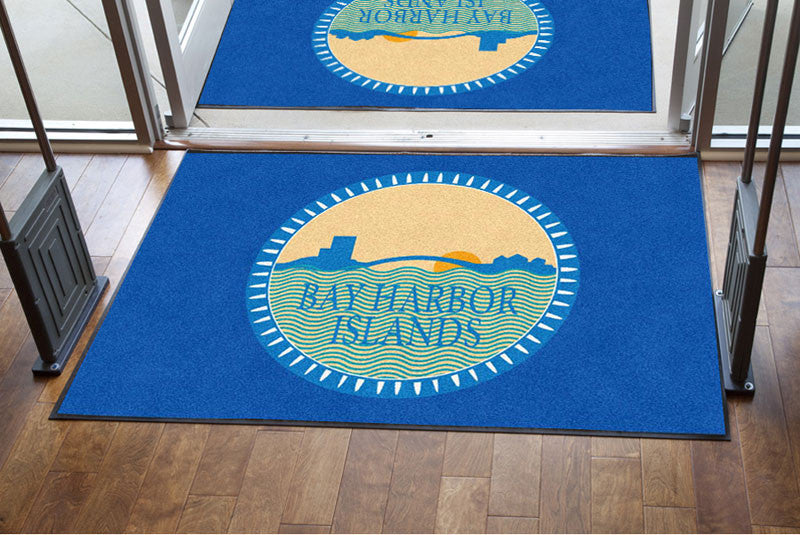 Bay Harbor Islands Elevators 4 X 6 Rubber Backed Carpeted HD - The Personalized Doormats Company