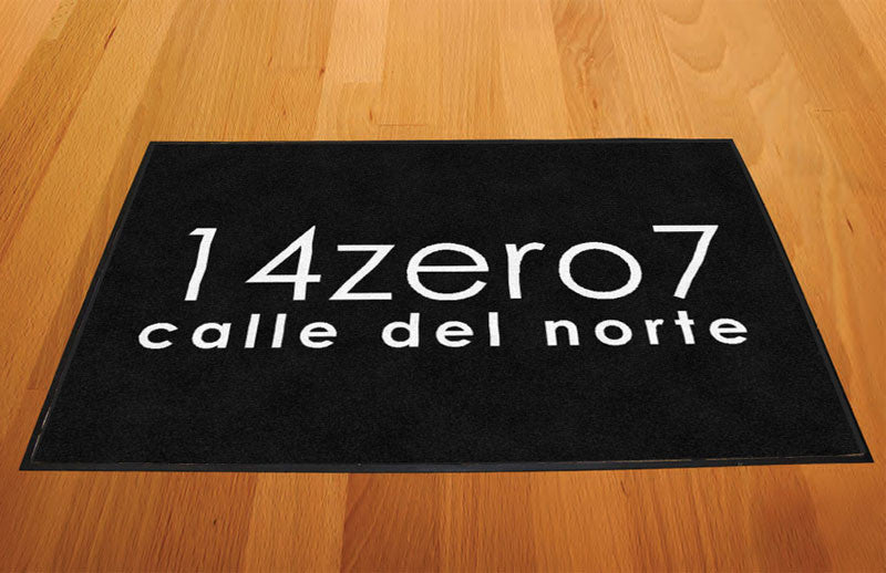14ZERO7 2 X 3 Rubber Backed Carpeted HD - The Personalized Doormats Company