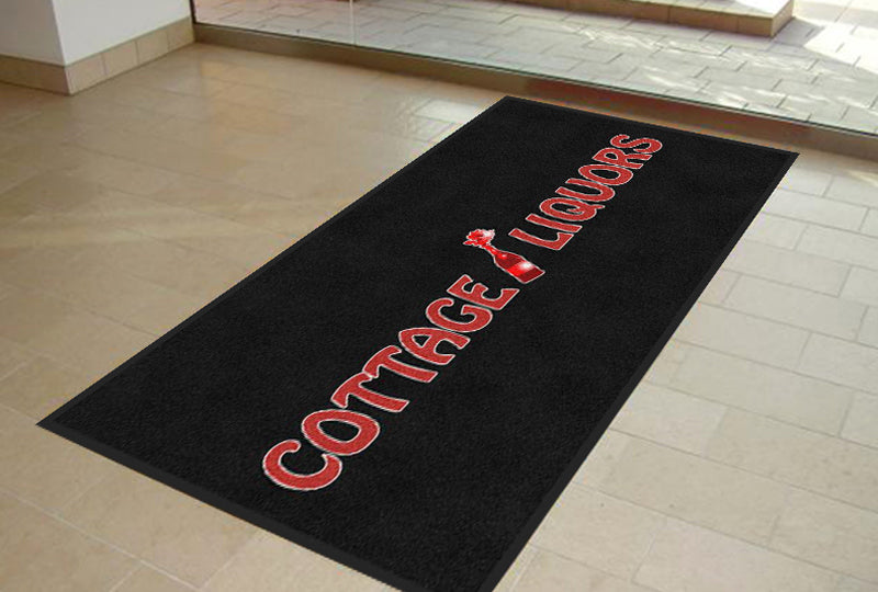 cottage § 3 X 7 Rubber Backed Carpeted HD - The Personalized Doormats Company