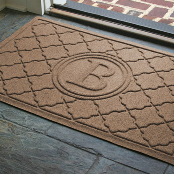 Carpeted Waterhog Monogrammed Doormat Prestige Waterloc