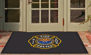 Back patio rubber mat