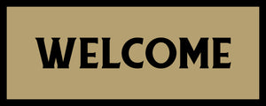 Backdoor mat Welcome