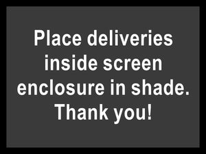Place deliveries