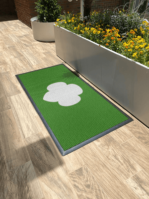 GSGMS logo outdoor rug