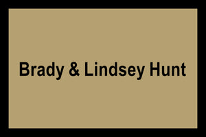 Brady and Lindsey Hunt