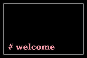 #Welcome Pink