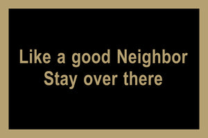 Stay over there