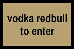 VODKA REDBULL
