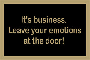 IT'S BUSINESS.