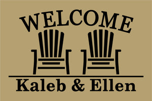 Welcome Beach Chairs Kaleb & Ellen