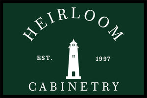 Heirloom Cabinetry Logo Mat