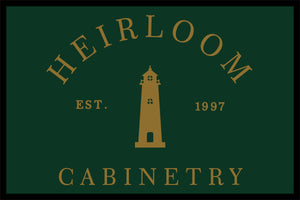 Heirloom Cabinetry Logo Mat