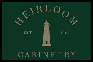Heirloom Cabinetry Logo Mat