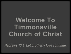 TIMMONSVILLE CHURCH OF CHRIST