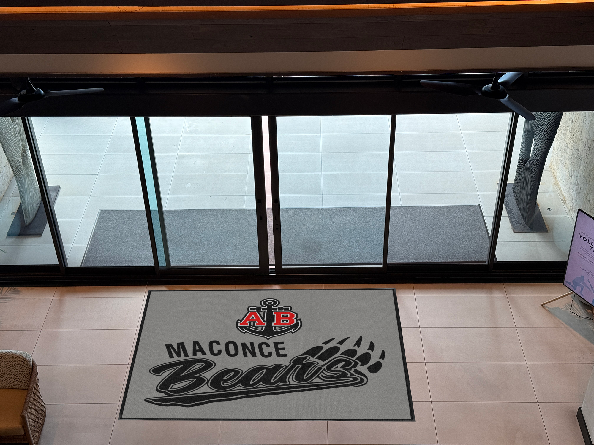 Maconce Bears Luxury Berber Inlay Mat