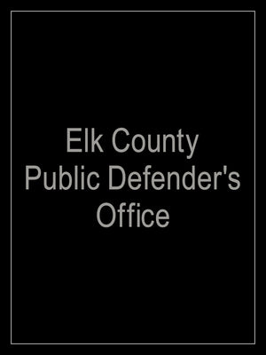 ELK COUNTY PUBLIC DEFENDER'S OFFICE