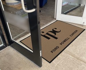 FPC Logo Mat (SAND/Blk Logo)