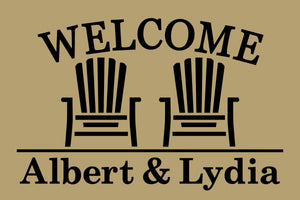 Welcome Beach Chairs Albert & Lydia
