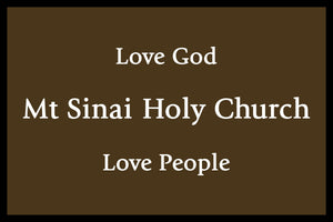 Mt Sinai Holy Church