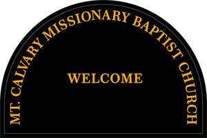 MT. CALVARY MISSIONARY BAPTIST CHURCH