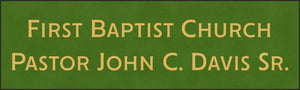 Pastor John C. Davis Sr.