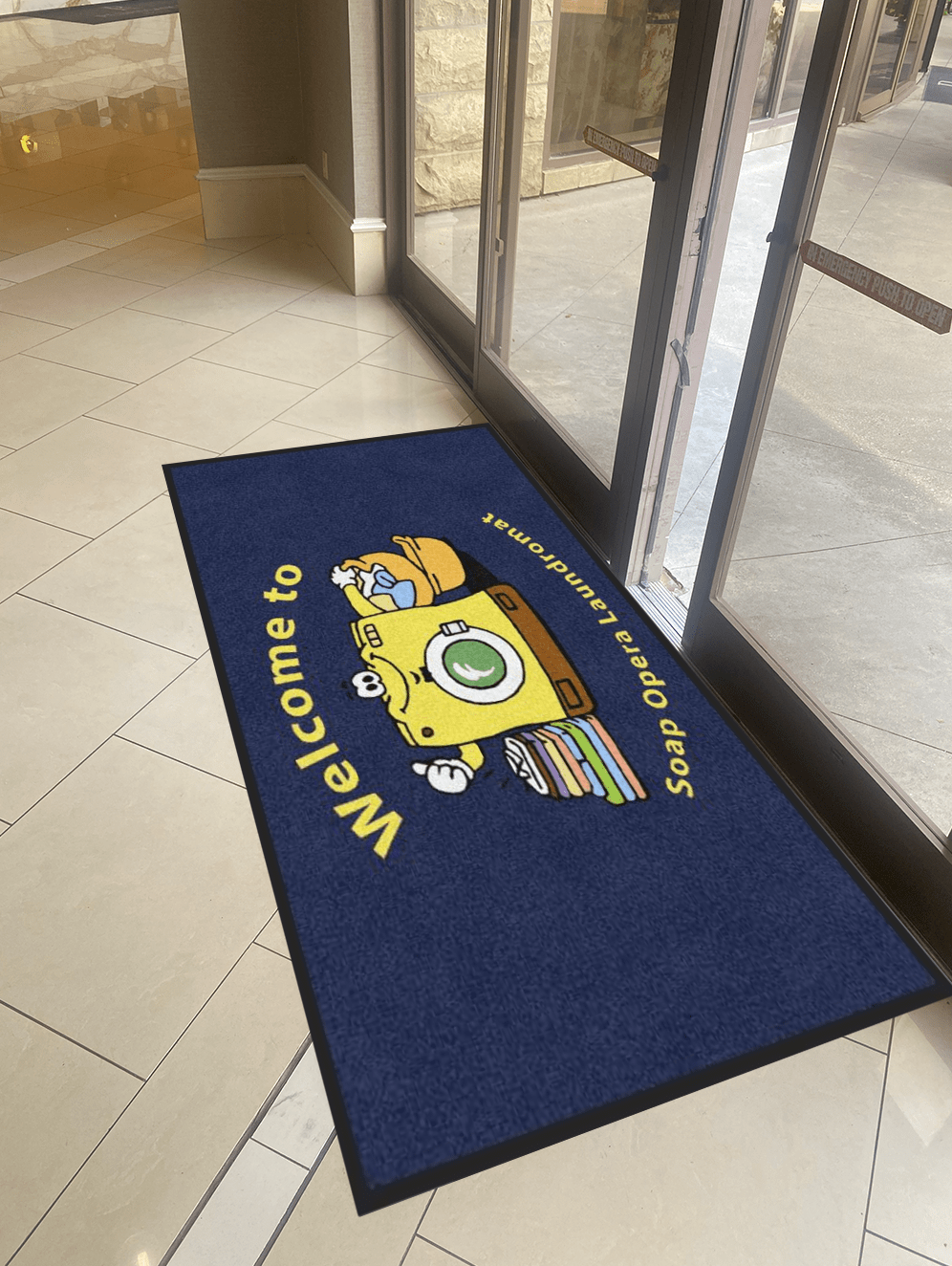 Soap Opera Laundromat The Personalized Doormats Company