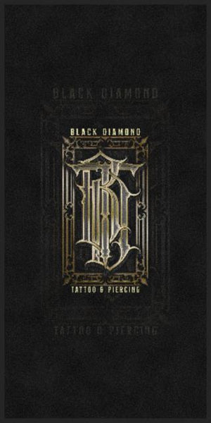 Black diamond tattoo