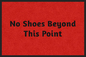 No Shoes Beyond this point