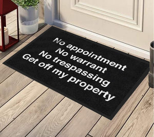 NO TRESPASSING