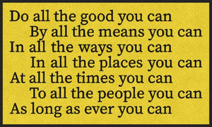 DO ALL THE GOOD