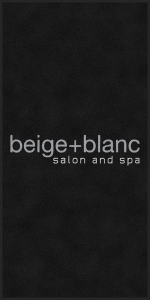 beige + blanc