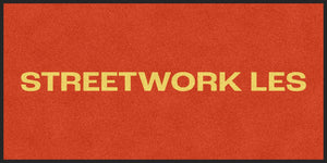 Streetwork LES Lounge Area Mat -Yellow Font