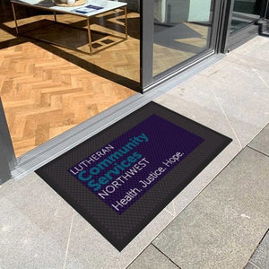 LCSNW Rubber Scraper Logo Mat