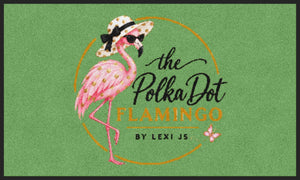 The Polka Dot Flamingo by Lexi Js
