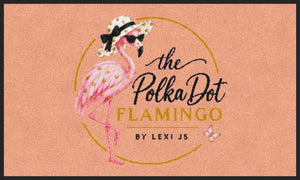 The Polka Dot Flamingo by Lexi Js