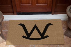 Wood Front door mat §