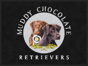 Muddy Chocolate Retrievers