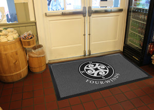 4 Winds 3 X 5 Luxury Berber Inlay - The Personalized Doormats Company