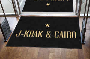 J-Krak & Cairo 4 X 6 Rubber Backed Carpeted HD - The Personalized Doormats Company