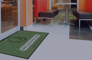 Bent door mat