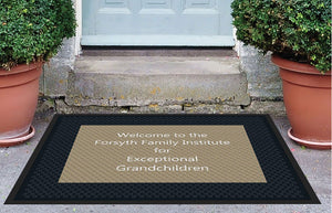 Forsyth Institute 3 X 4 Rubber Scraper - The Personalized Doormats Company