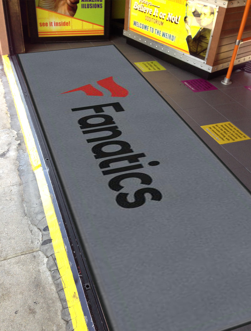 Fanatics 4 X 20 Rubber Backed Carpeted HD - The Personalized Doormats Company