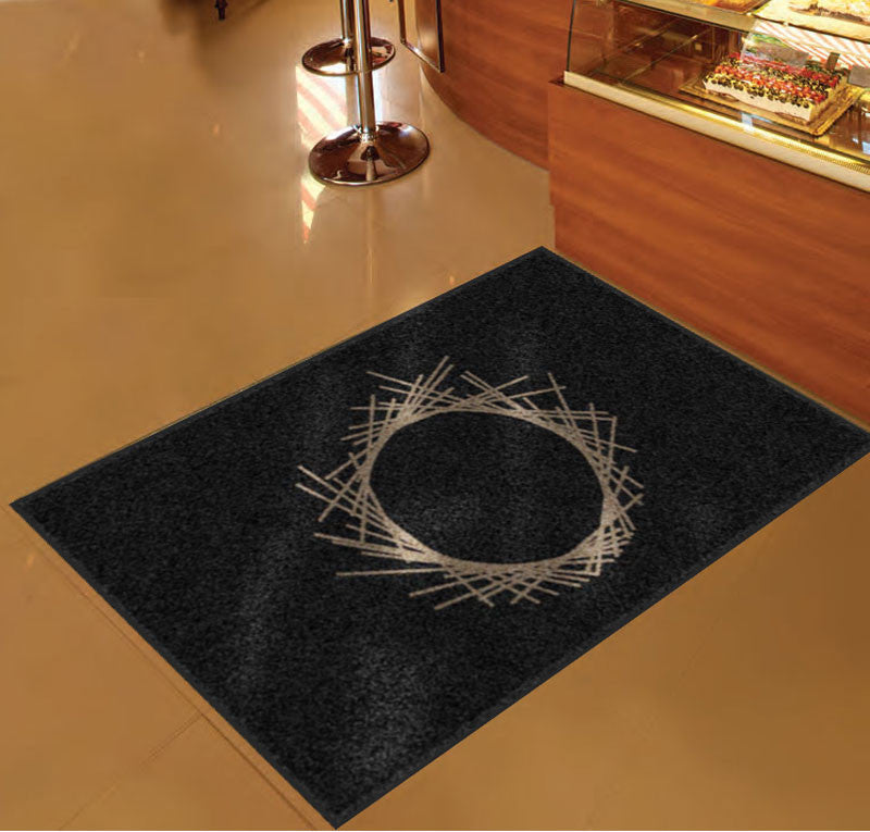 Atelier crenn mat 3 X 5 Rubber Backed Carpeted - The Personalized Doormats Company
