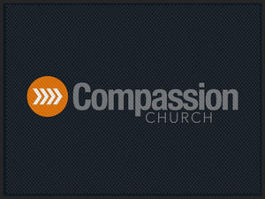 Compassion 6 X 8 Rubber Scraper - The Personalized Doormats Company