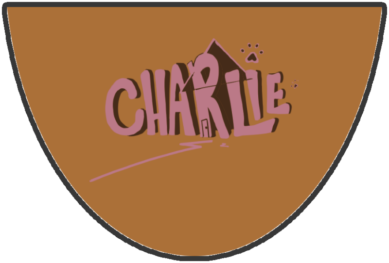 Charlie 2 X 3 Rubber Backed Carpeted HD Half Round - The Personalized Doormats Company
