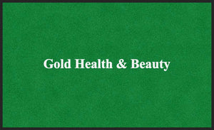 Gold doormat 6 x 10 Rubber Backed Carpeted HD - The Personalized Doormats Company