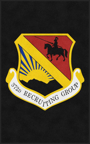 372 Recruiting Group § 5 X 8 Rubber Backed Carpeted HD - The Personalized Doormats Company