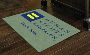 HRC    Dot's Spot 3 X 4 Rubber Backed Carpeted HD - The Personalized Doormats Company